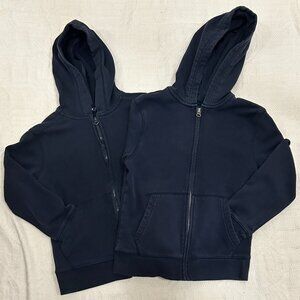 Budle: (2) Navy Hoodie - Size 8 & 7/8
